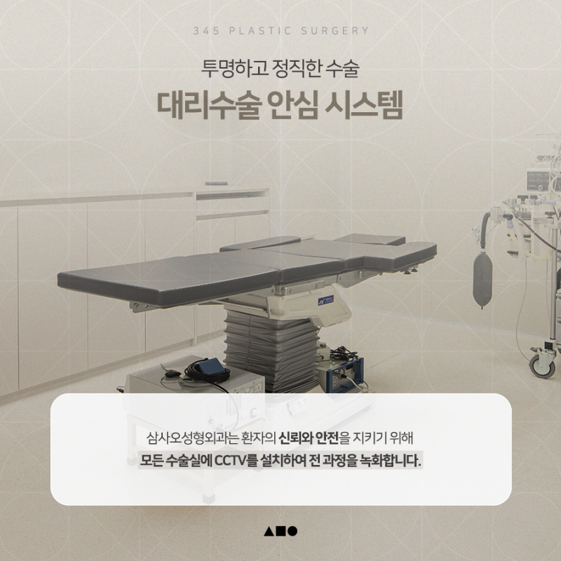 안전한 성형수술을 위해, 삼사오성형외과가 지키는 과정 사진 4